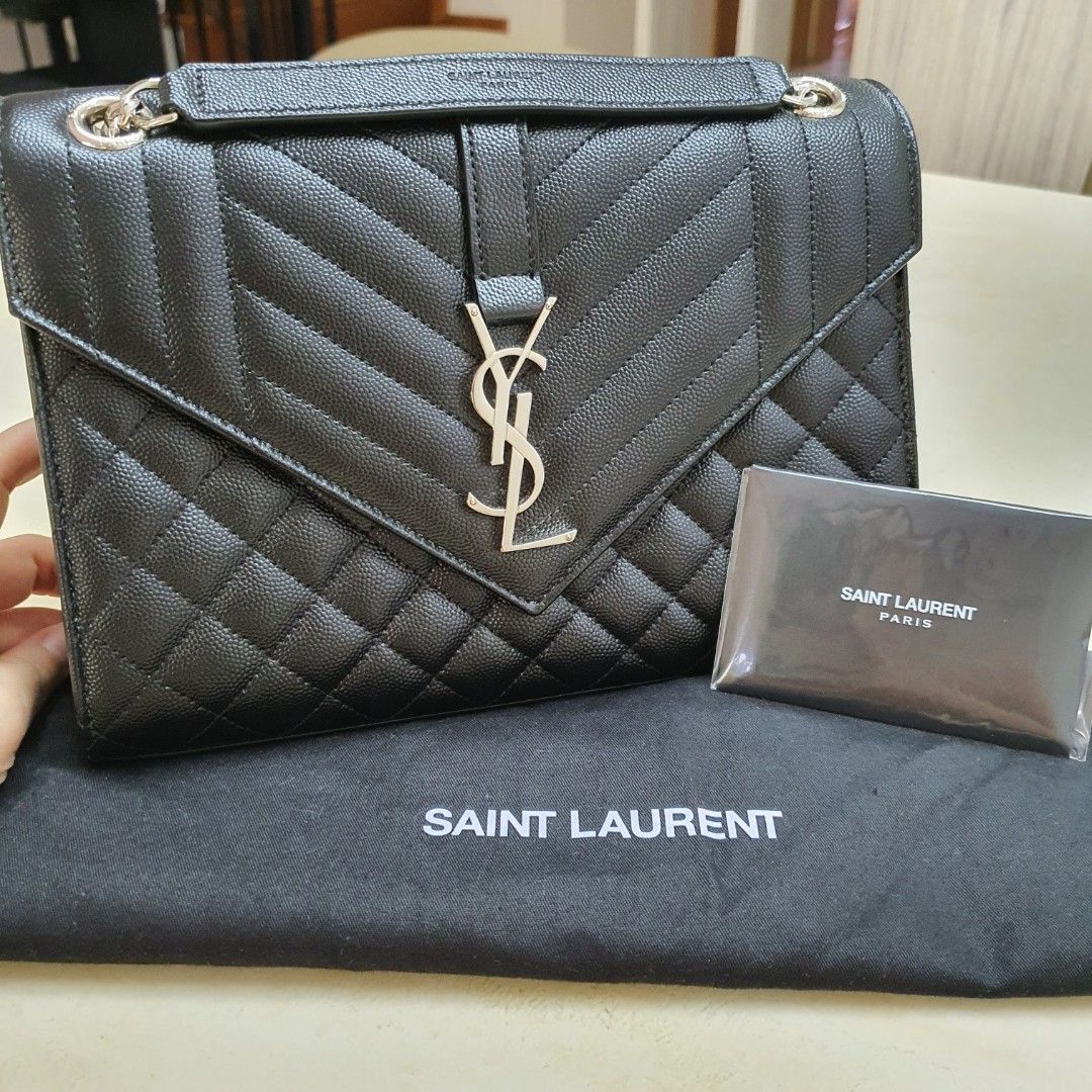 Authentic Ysl large envelope bag, Luxury, Bags & Wallets on Carousell