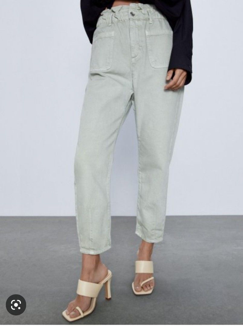 Paper bag sales pants zara