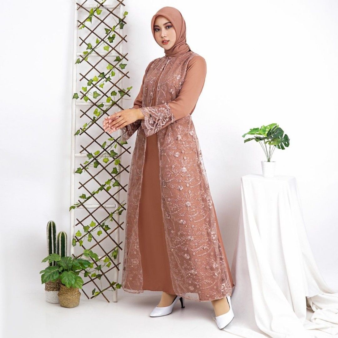 Dress pesta hot sale busui