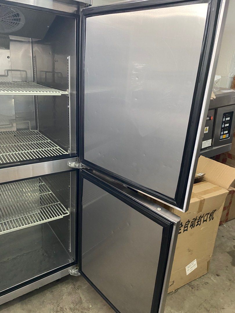 2 door upright freezer. Blower cooling. Free deliver and warranty 3