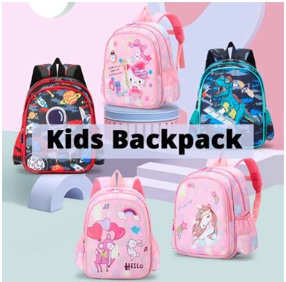 32cm Kids School Bag Backpack for Boys Girls Little Horse Toddler