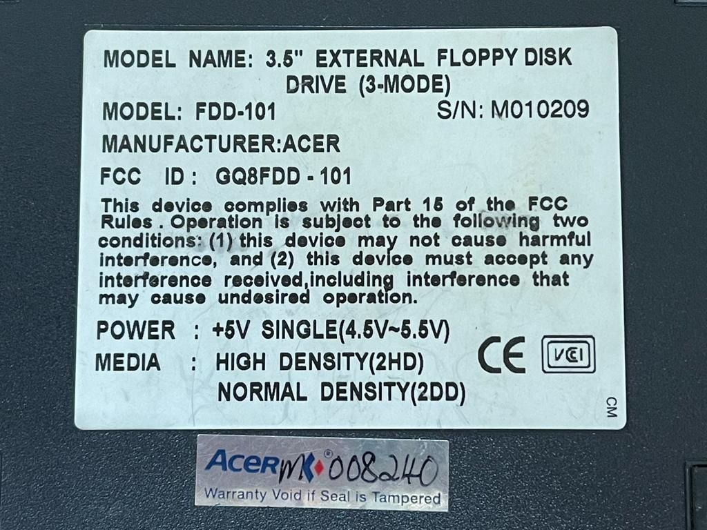 3.5inch external Floppy Disk drivee (3mode), Computers & Tech, Parts