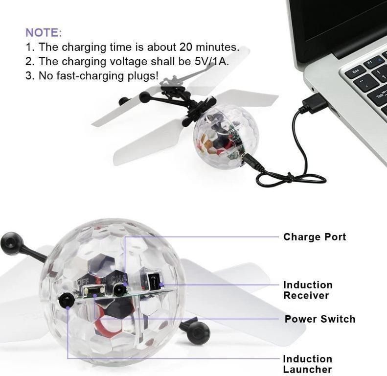 Baztoy flying top ball