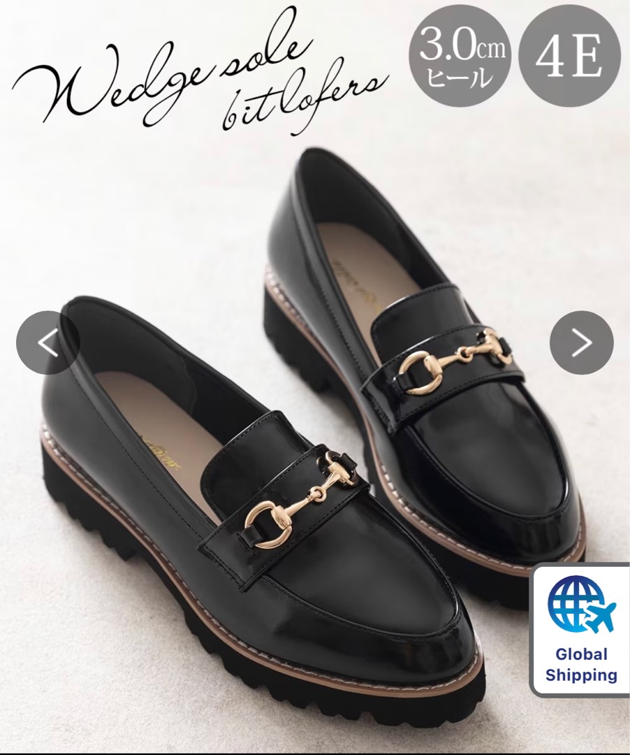 3L 4E wide fit loafers plus size Women s Fashion Footwear