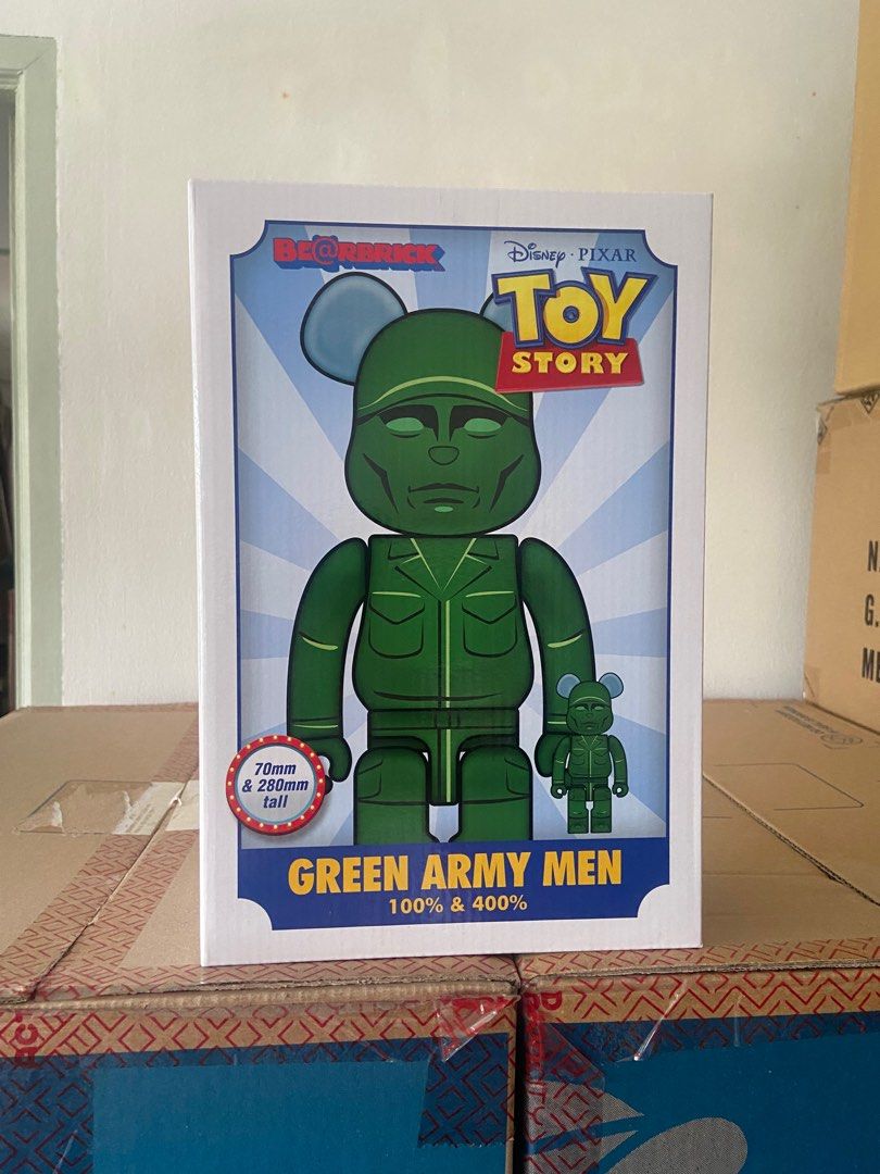 400% + 100% Toy Story Army Men Bearbrick Be@Rbrick, Hobbies & Toys, Toys &  Games On Carousell