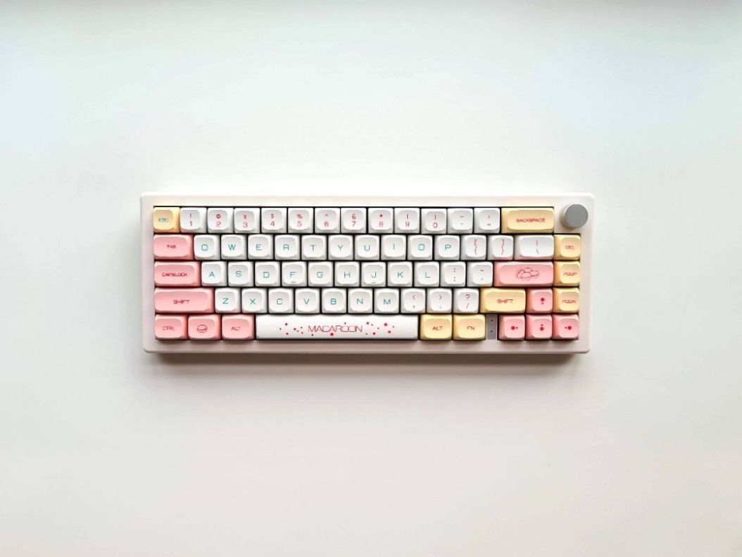 65% Custom Mechanical Keyboard (Macaroon1704)- Fully Modded, Computers ...