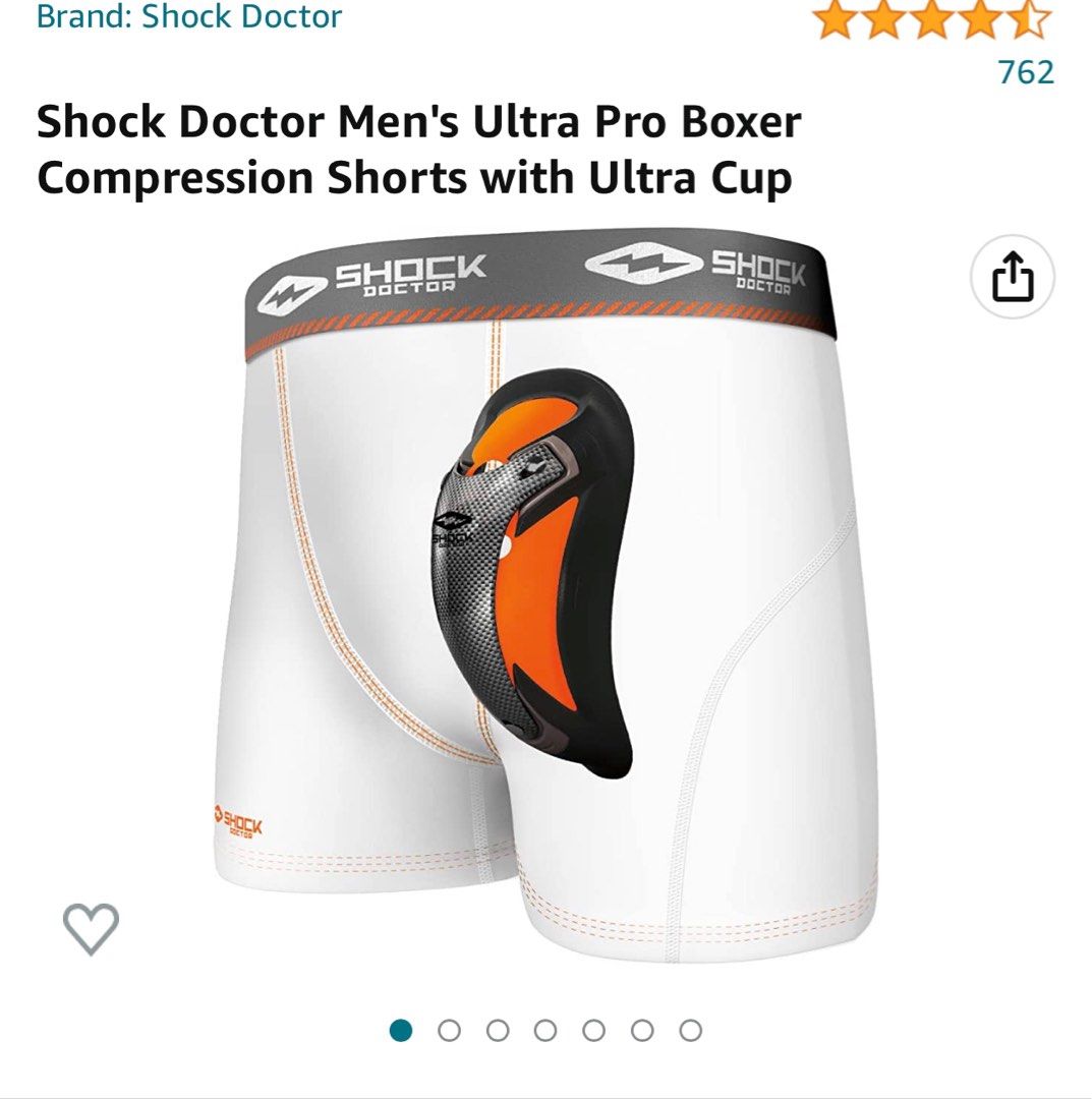 762 Reviews Shock Doctor Men's Ultra Pro Boxer Compression Shorts