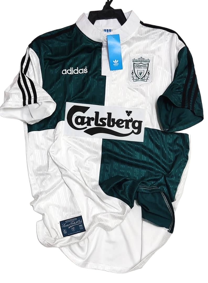 Liverpool fc 1995 away short sale sleeve shirt