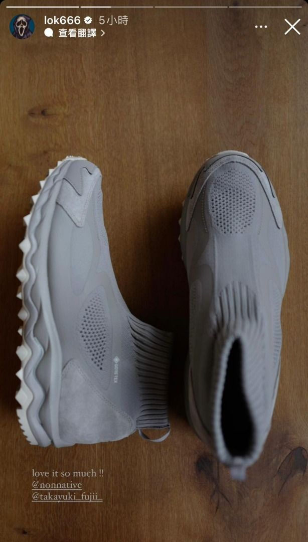 代訂余文樂著用MIZUNO X nonnative WAVE MUJIN TL MID GTX, 男裝, 鞋