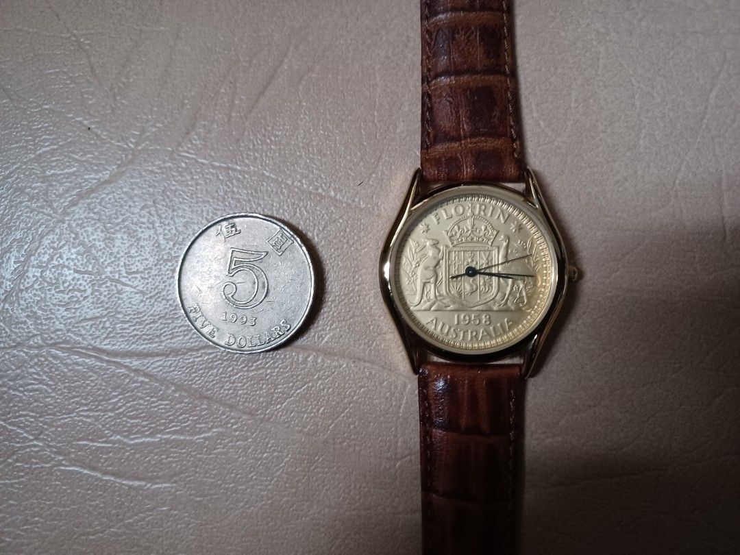 澳洲錢幣錶Coin Watch, 男裝, 手錶及配件, 手錶- Carousell