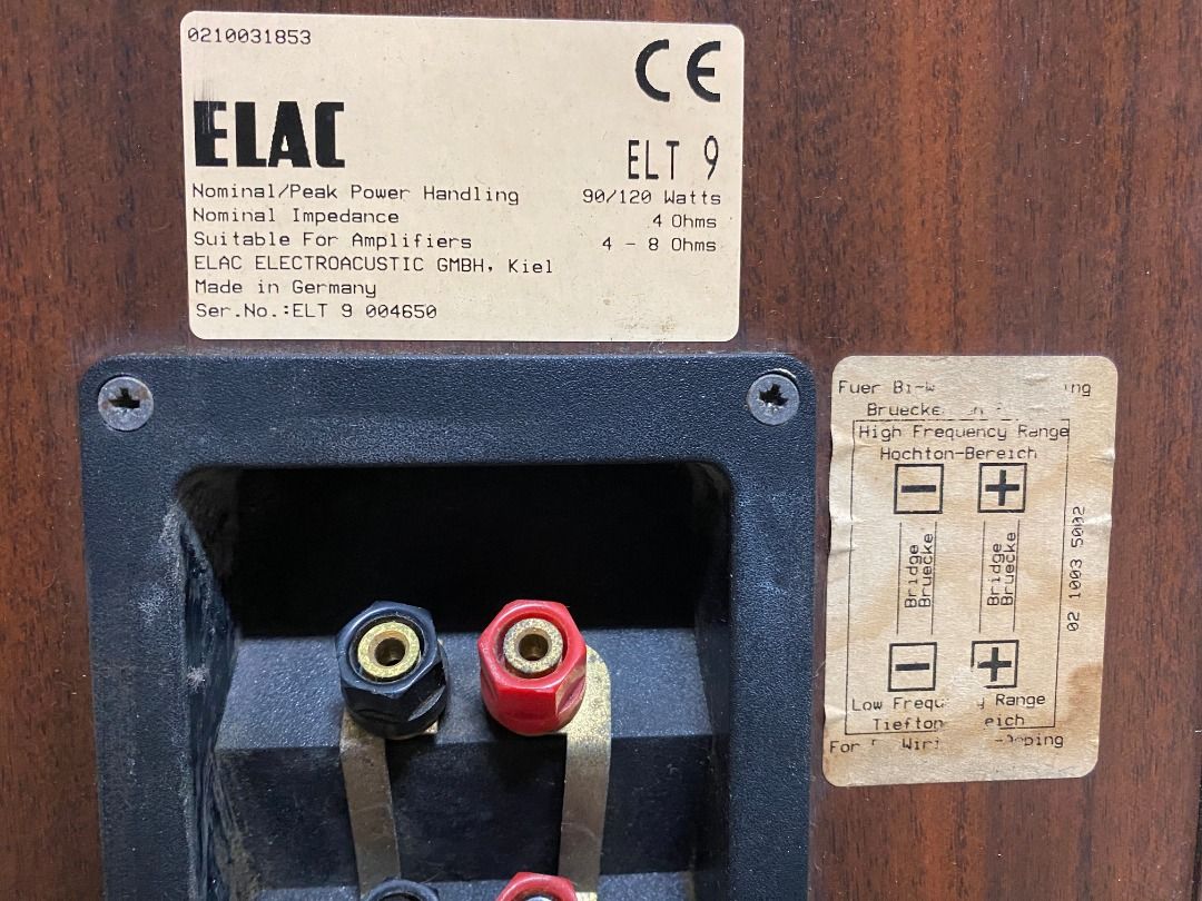德國原裝進口 ELAC ELT9 三音路 3單體 雙6.5吋 點音源設計 小落地大書架喇叭 聽音樂 的好選擇 德國製造 照片瀏覽 8