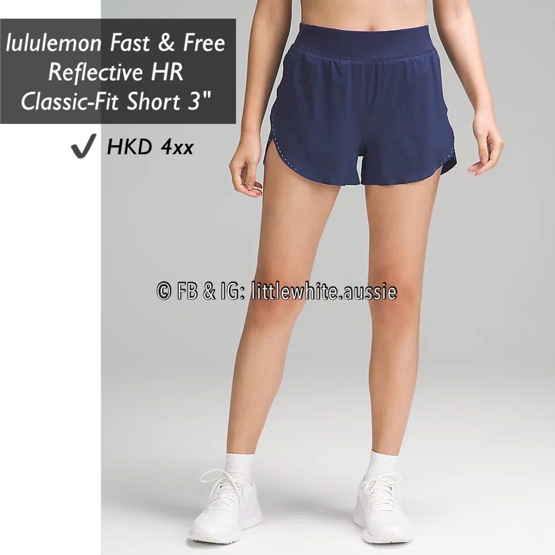 Lululemon Fast and Free Reflective High-Rise Classic-Fit Short 3