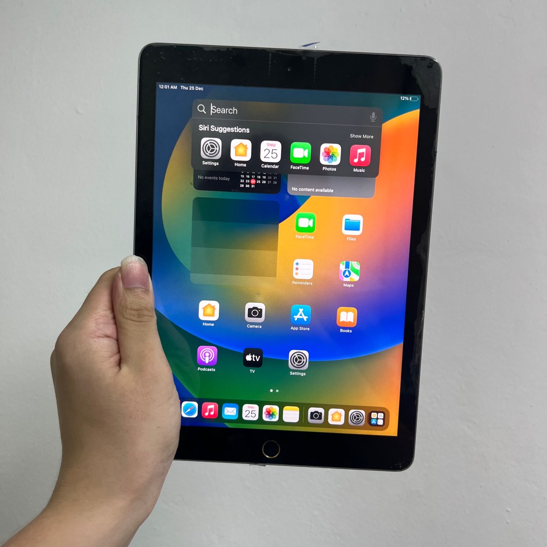 [ USED ] Ipad 5 Generation 32GB WIFI ( NO FINGER PRINT / IOS 16 ...