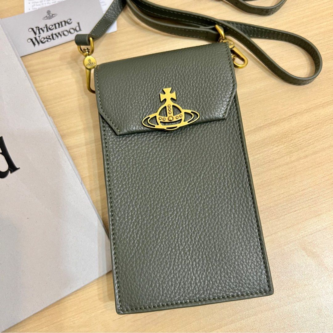 全新Vivienne Westwood Phone Bag 電話袋Full Set, 名牌, 手袋及銀包