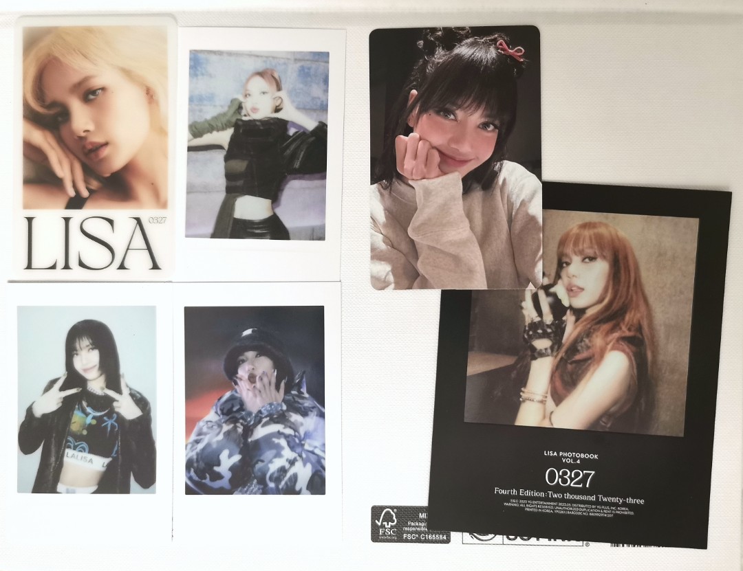BLACKPINK リサ LISA photobook 0327 トレカ 2枚 - K-POP/アジア