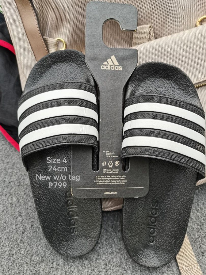 Adidas Slides Size 4 24cm Women s Fashion Footwear Slippers