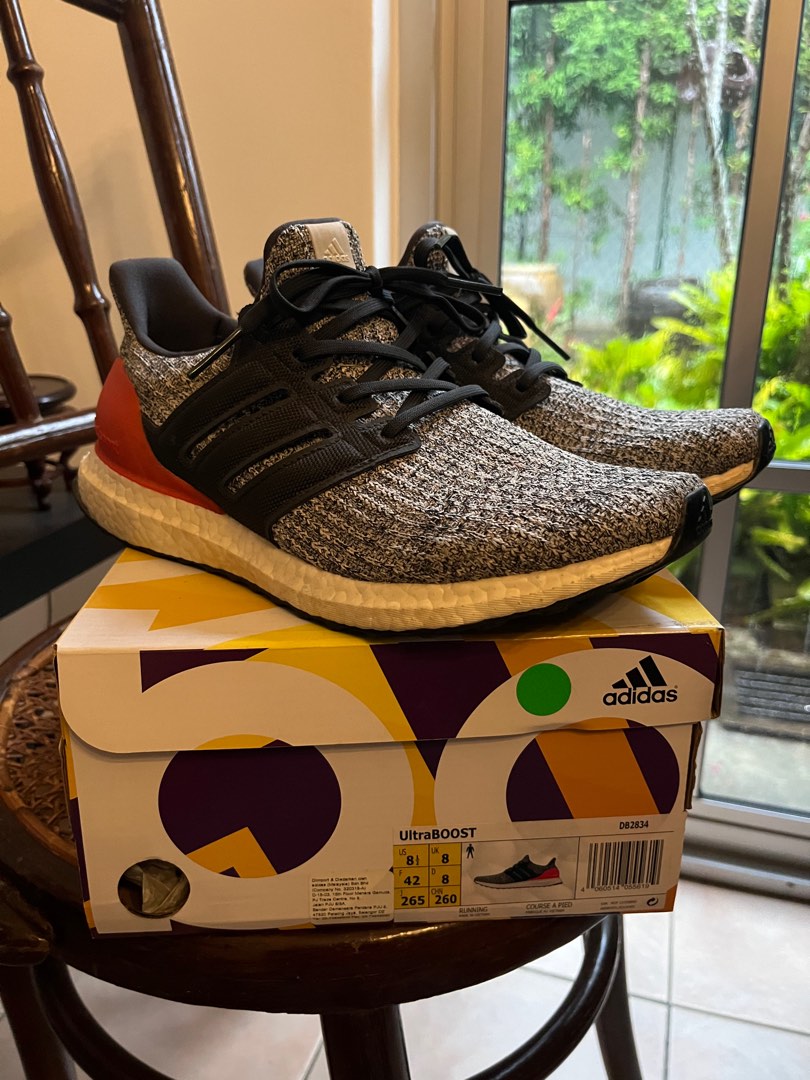Ultra boost grey  carbon  active orange online