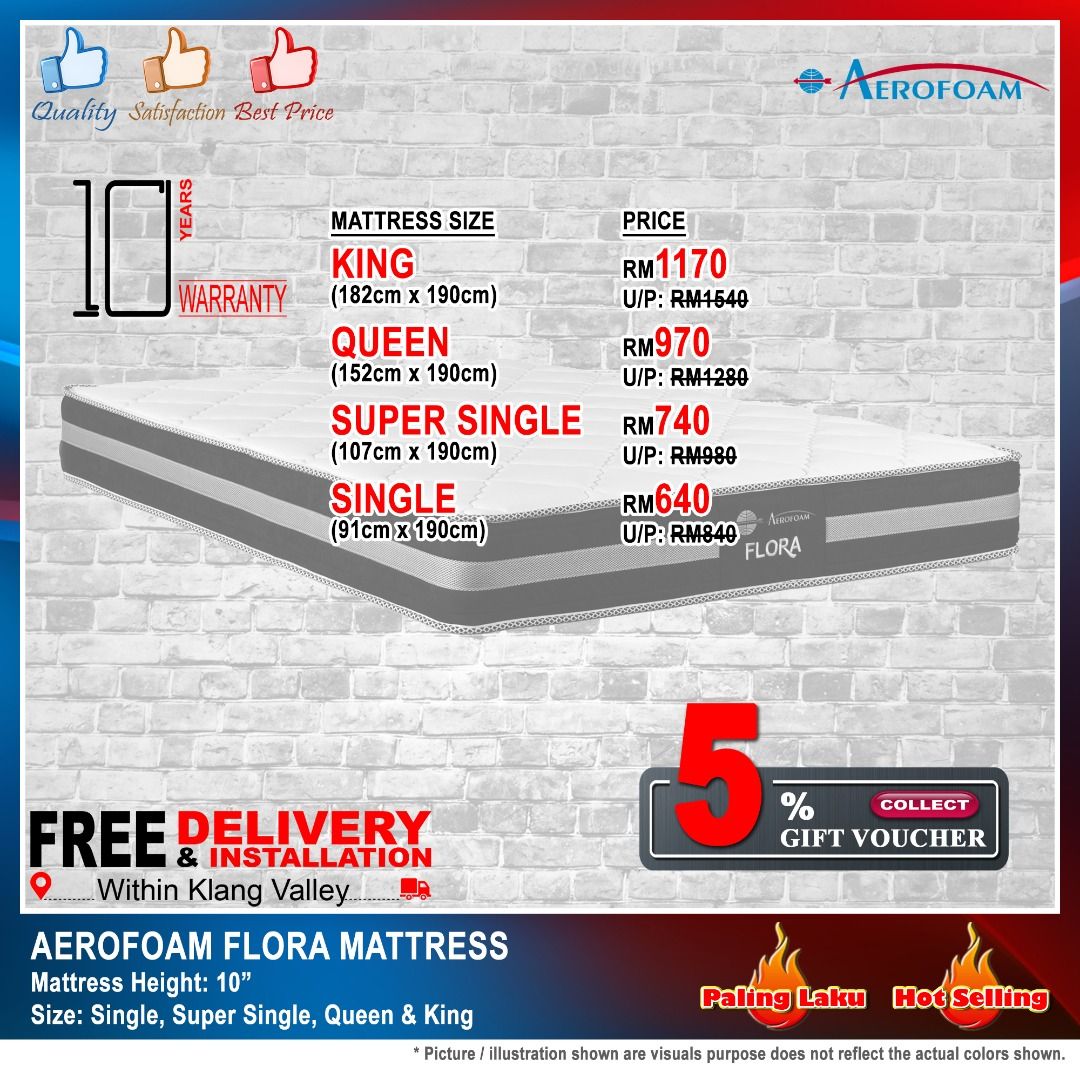 AEROFOAM FLORA 10