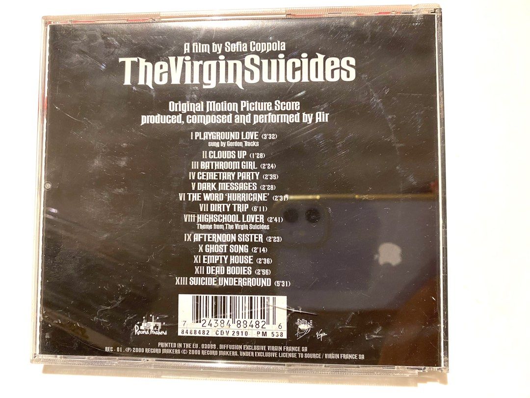 Air Original Motion Picture Score For The Virgin Suicides Cd 興趣及遊戲