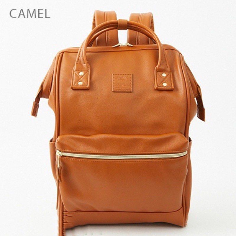 anello backpack leather Grande SPS GUB3014Z with Clasp, Small, A4 Base, Water Repellent, Multi-Storage, Black : Clothing, Shoes & Jewelry AUTHENTIC] Anello Leather Backpack -