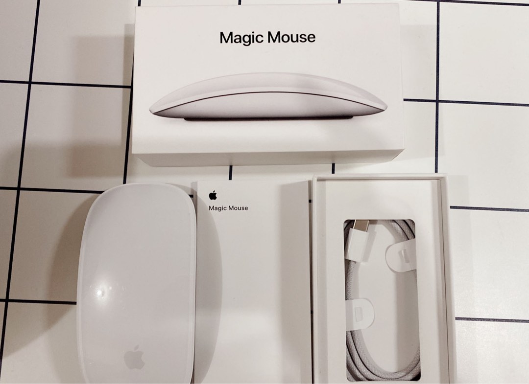 Apple Magic Mouse 2 (model:A1657 ) 9成新有盒, 電腦＆科技, 電腦周邊