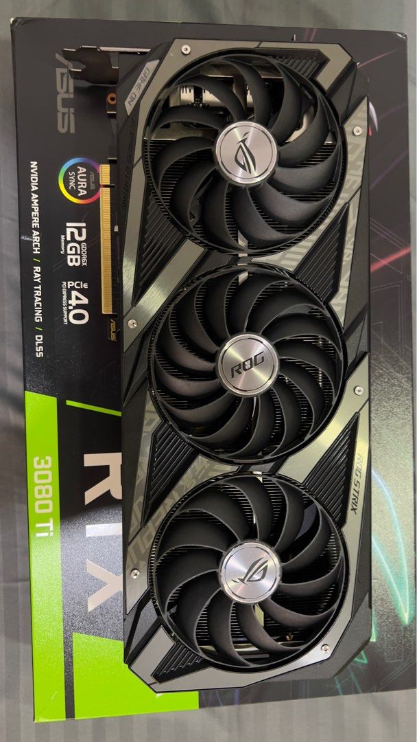 ASUS ROG strix 3080Ti 12GB GDDR6x, Computers & Tech, Parts ...