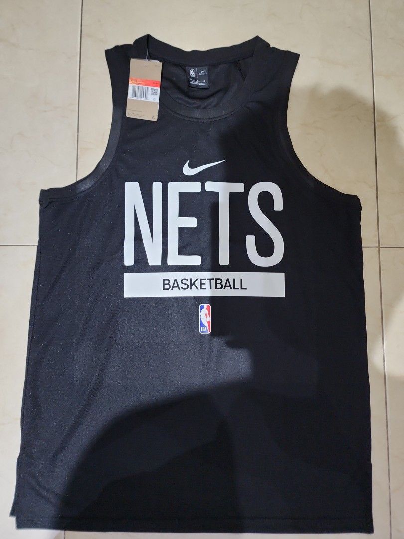 Authentic Nike NBA Basketball Brooklyn Nets 2023 training singlet top