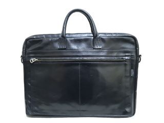 AUTHENTIC PORTER TOKYO LEATHER SLIM TANK BRIEFCASE / PORTFOLIO / DOCUMENT BAG