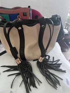 authentic see by chloe leather  mini bucket bag