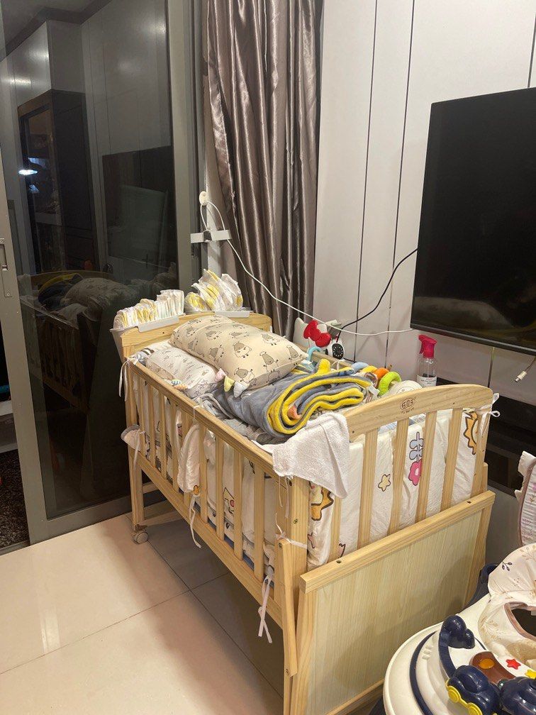 Baby cot, Babies & Kids, Baby Nursery & Kids Furniture, Cots & Cribs on ...