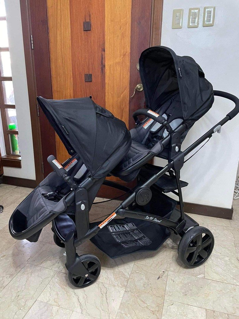 Sit n stand snap fit double stroller deals