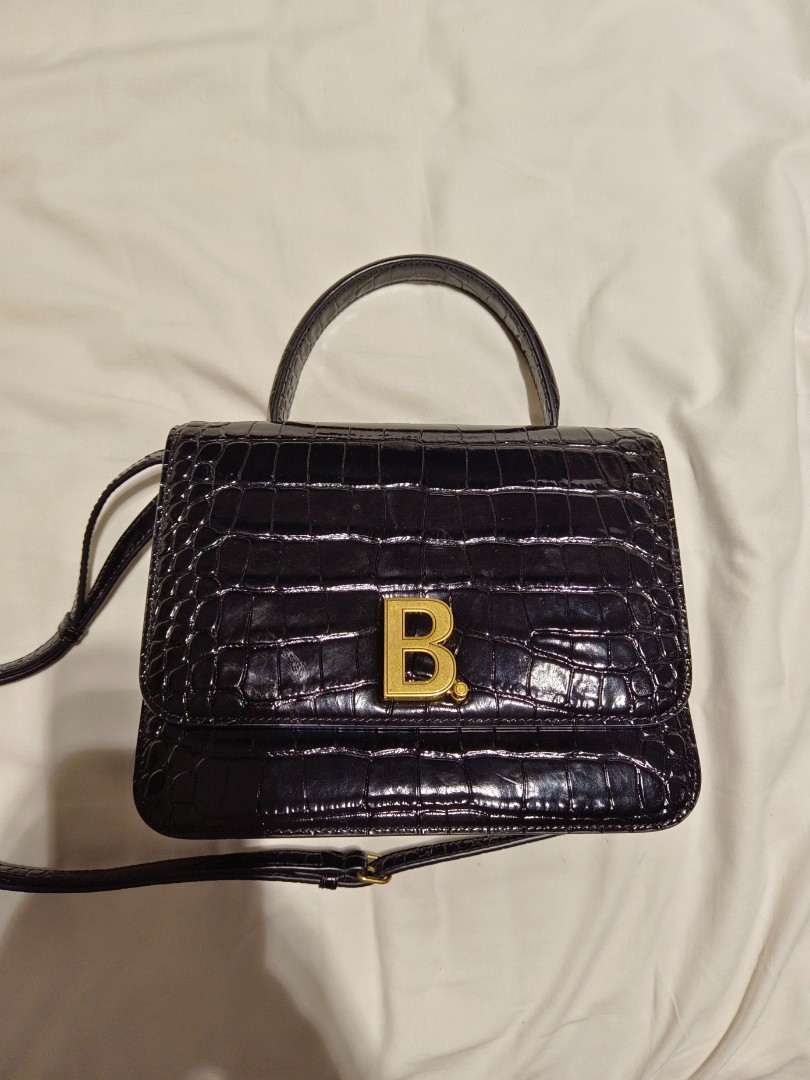 Balenciaga B Plaque Crossbody Bag  First State Auctions