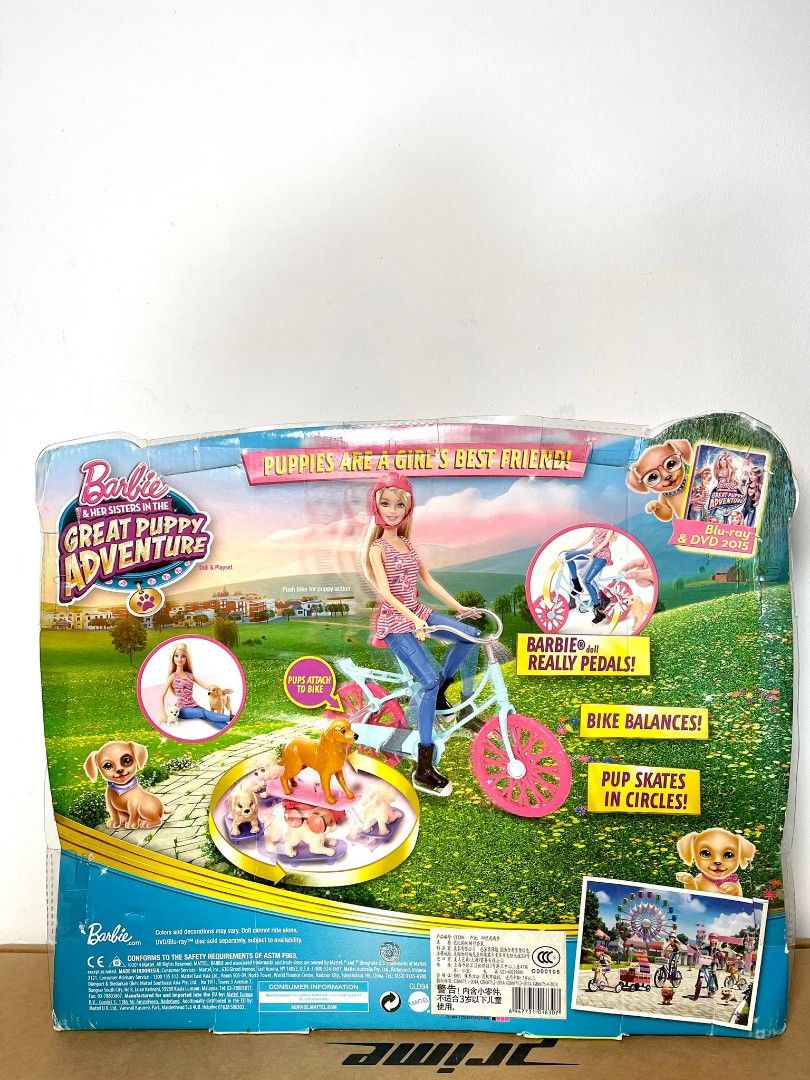 Barbie her sisters in the great puppy adventure spin-n-ride pups toy ...