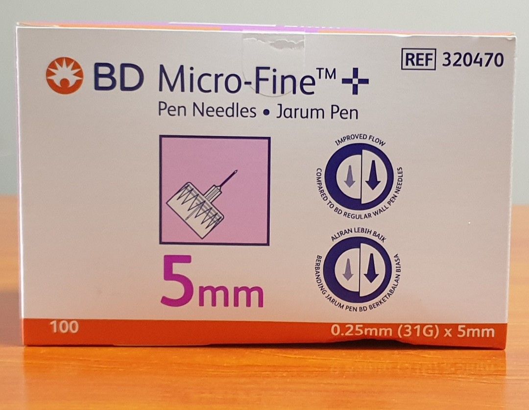 BD MicroFine Pen Needles (5mm), Health & Nutrition, Medical Supplies