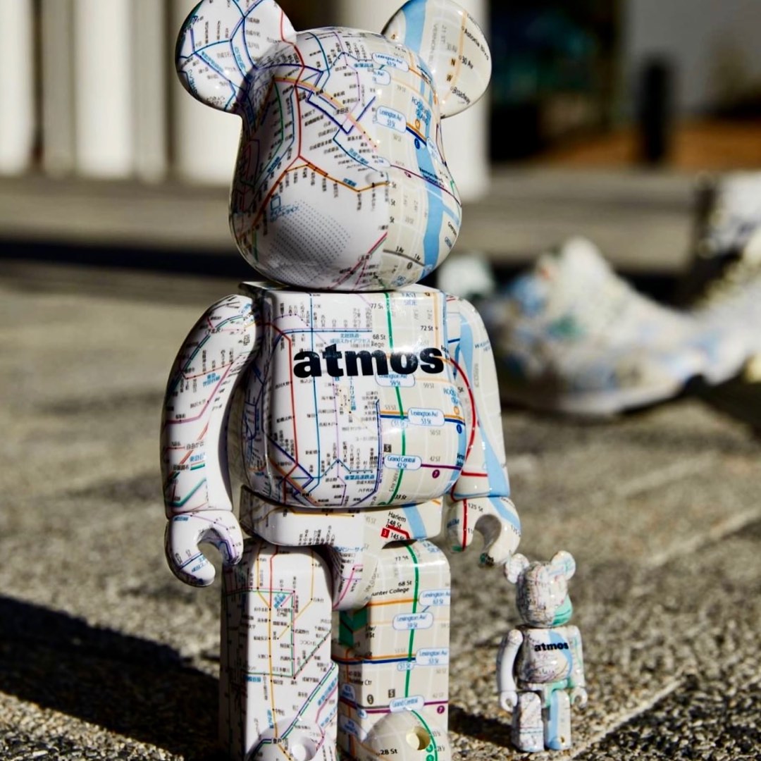 限定品】BEARBRICK atmos SUBWAY 100％ & 400％-