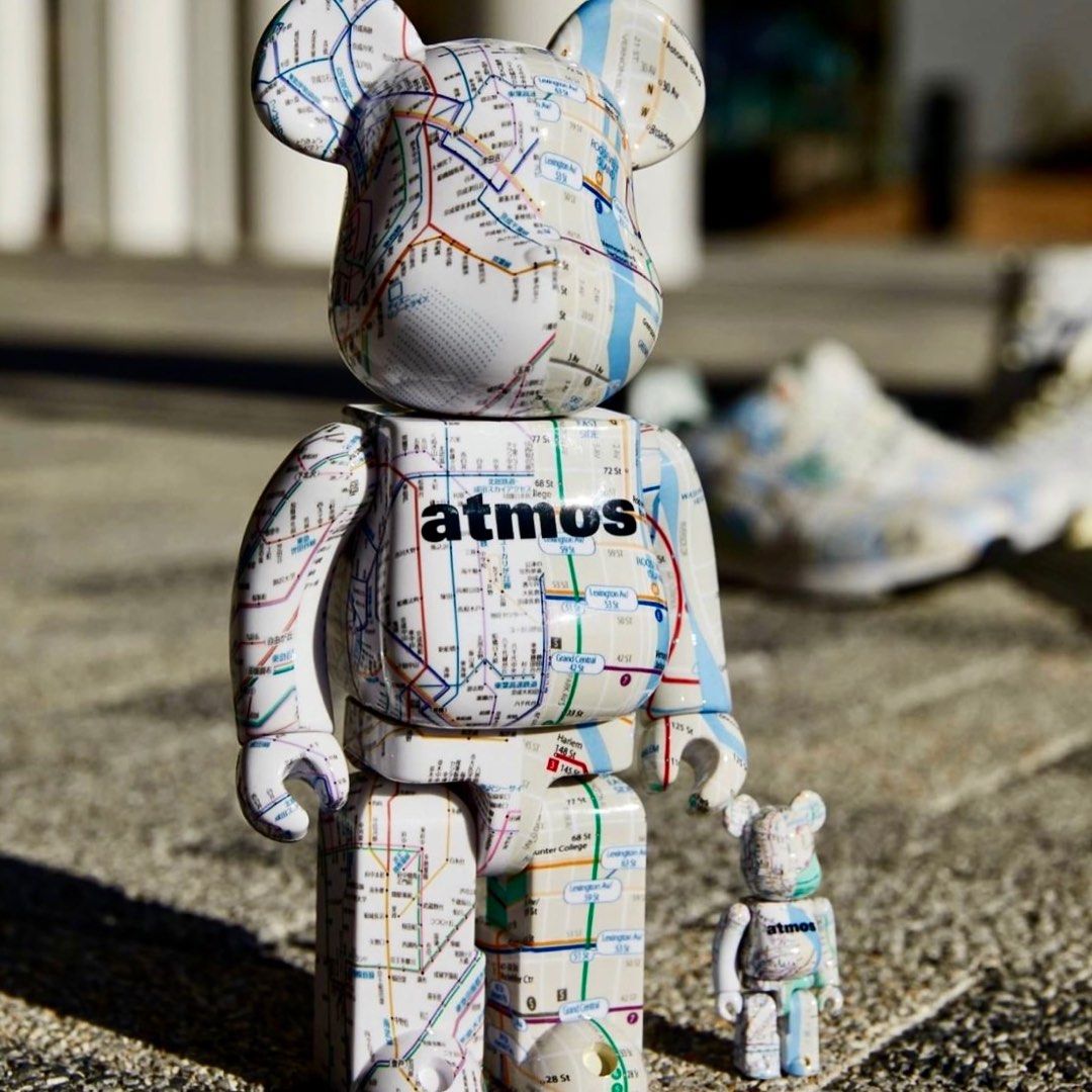 日本公式サイト 【限定品】BEARBRICK atmos SUBWAY 100％ & 400 ...