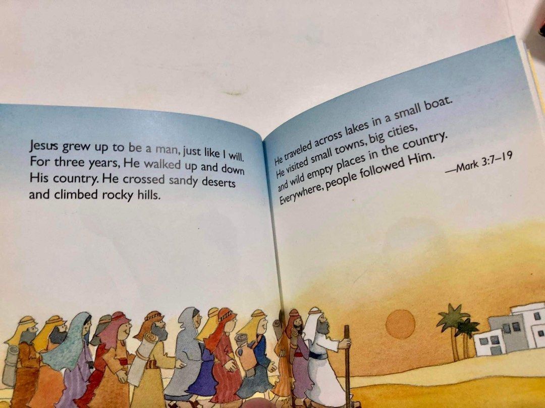 Bible Basic For Kids Mini Book Who Is Jesus? Children Christian Book