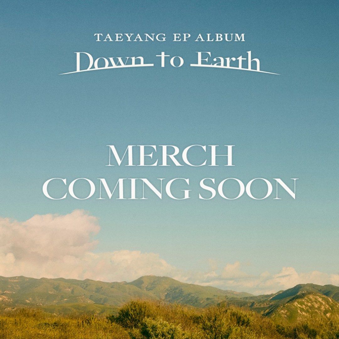 (BIGBANG)TAEYANG-EP ALBUM [Down To Earth] 專輯 YG特典 韓國代購🇰🇷