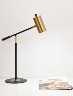 Black Gold Desk Lamp