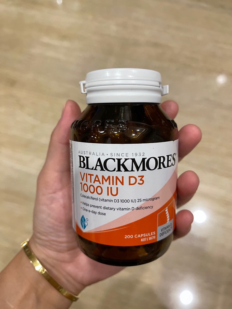 Blackmores Vitamin D3 1000 IU Original (200 caps), Kesehatan