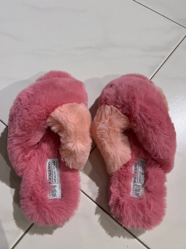 Cheap pink top slippers