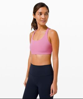BNWT Lululemon Energy Bra Magenta Glow US 2