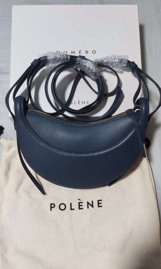 Polène | Bag - numéro Dix - Textured Midnight Blue