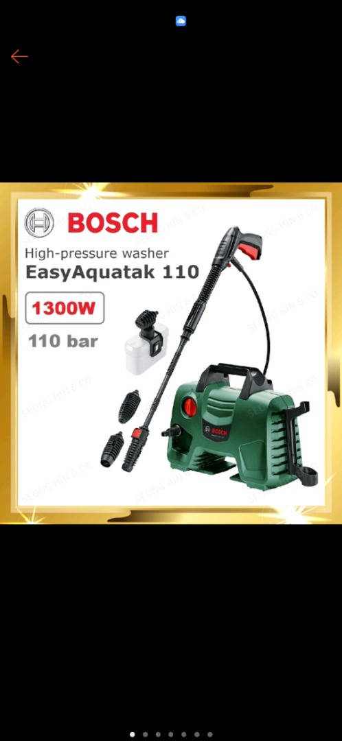 Bosch Aquatak 110 waterjet, TV & Home Appliances, Other Home Appliances ...