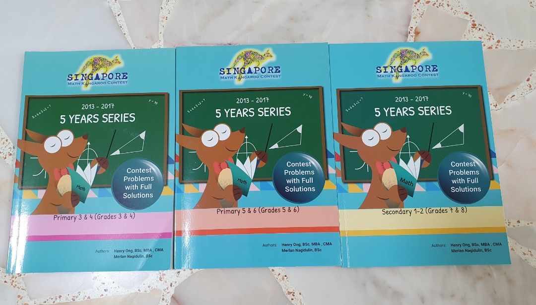 Brand New SMKC Singapore Math Kangaroo Contest, Hobbies & Toys, Books