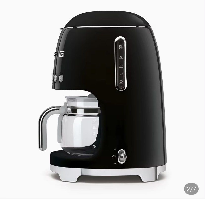 Brand New SMEG Drip Filter Coffee Machine (black) (Category: Coffee Machines & Makers) located in Manila. Submitted by imbevy (Listing ID 1227089904, Image 2). Description: Condo Turn Over Gift Cheaper than shopee or lazada Shipping c/o buyer.