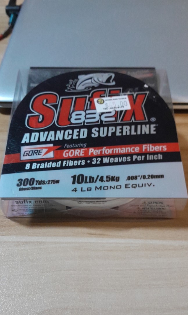 Brand new Sufix 832 Ghost 10lbs 300yards, Sports Equipment, Fishing on  Carousell
