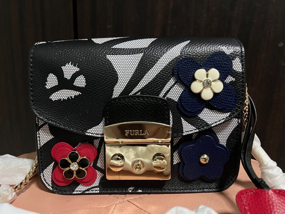 Brandnew Furla floral bag
