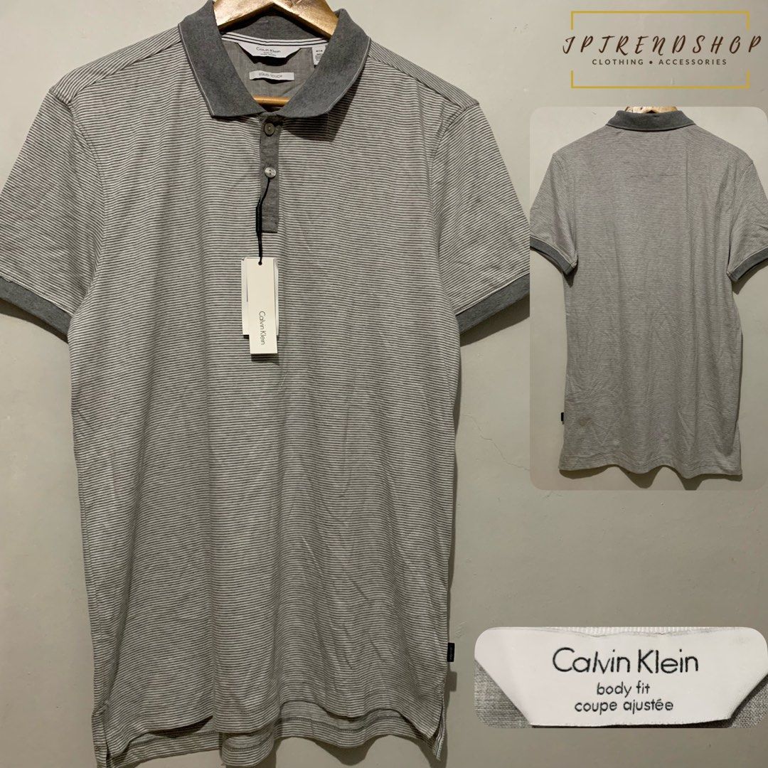 Calvin klein body fit polo shirt clearance