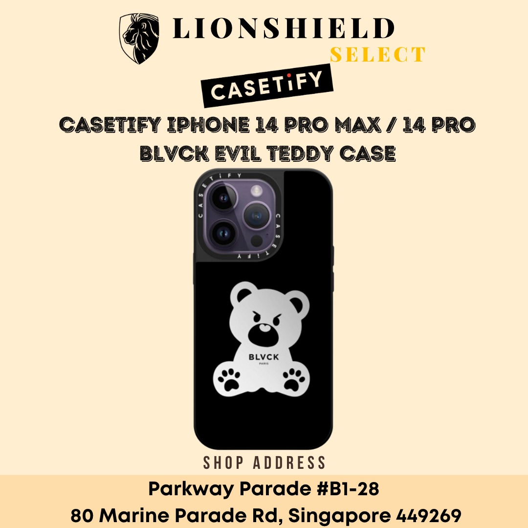 BLVCK Evil Teddy ×casetify 12 iphone ケース - モバイルケース